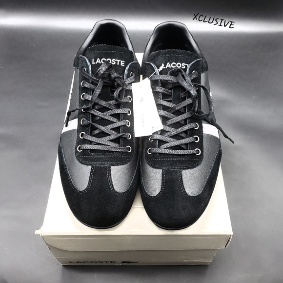 Lacoste Shoes | Lacoste Mens Misano 22 Black Size 15 Leather | Poshmark